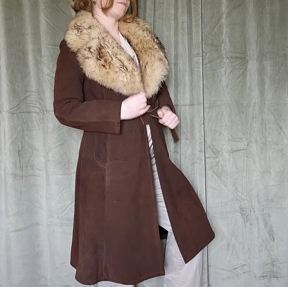 Vintage 1970s Leather Duster - Picture 3 of 13